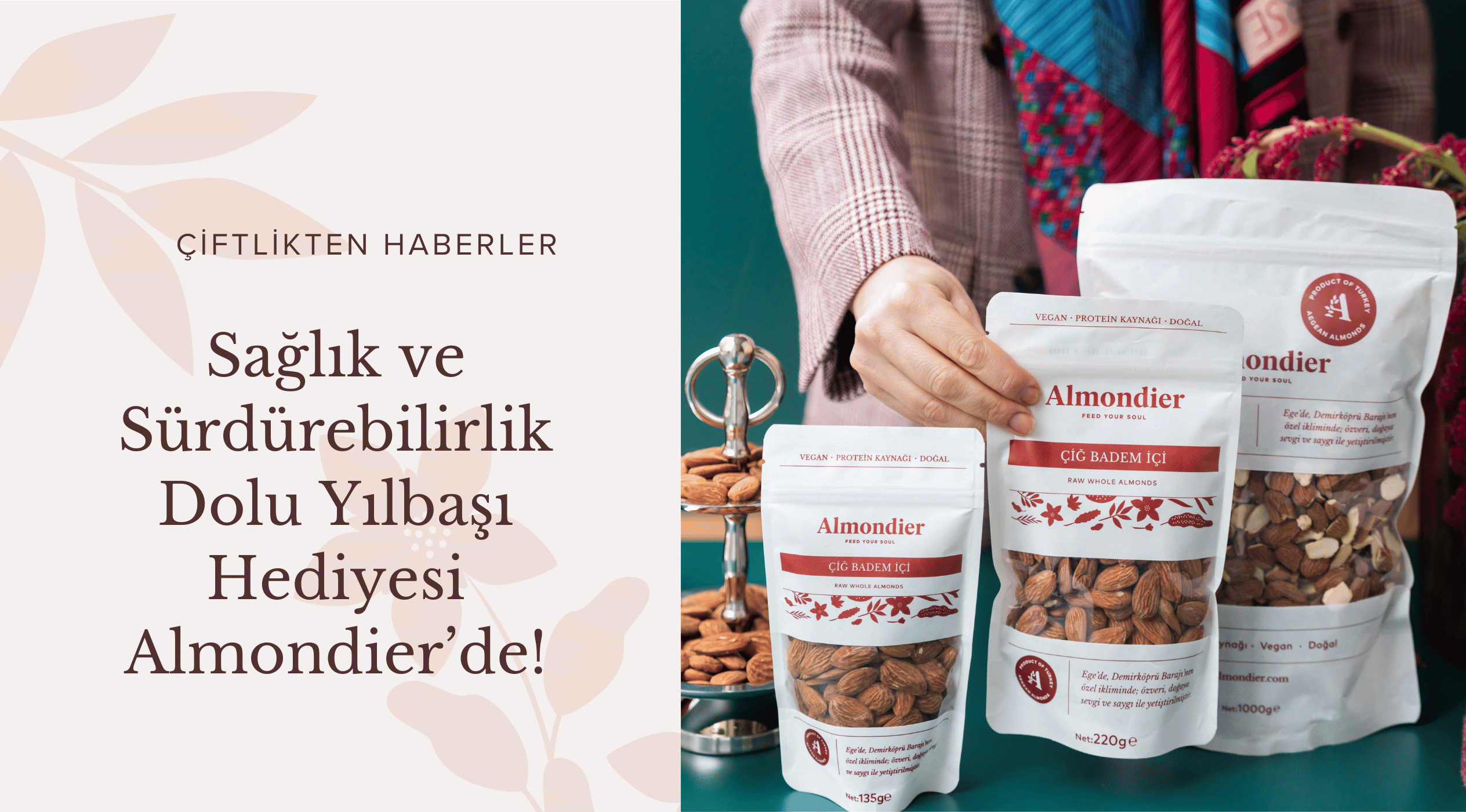 Sağlık ve Sürdürebilirlik Dolu Yılbaşı Hediyesi Almondier’de....