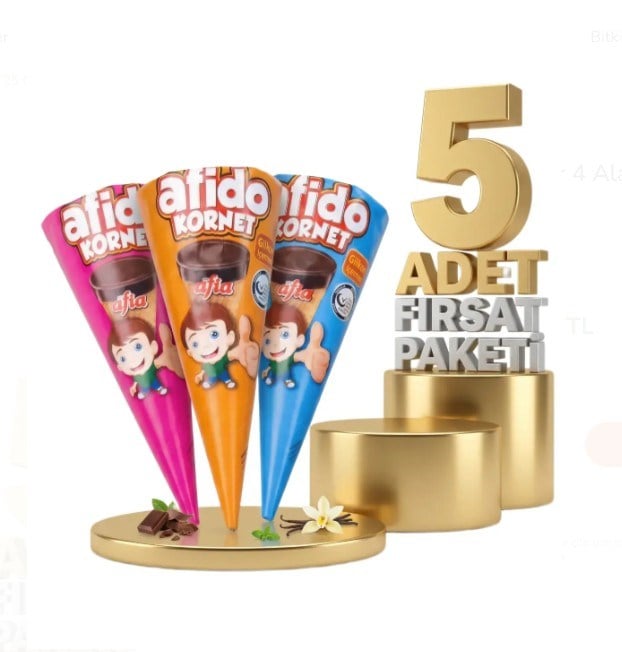 Afia Afido Kornet 25 Gr 5li Set