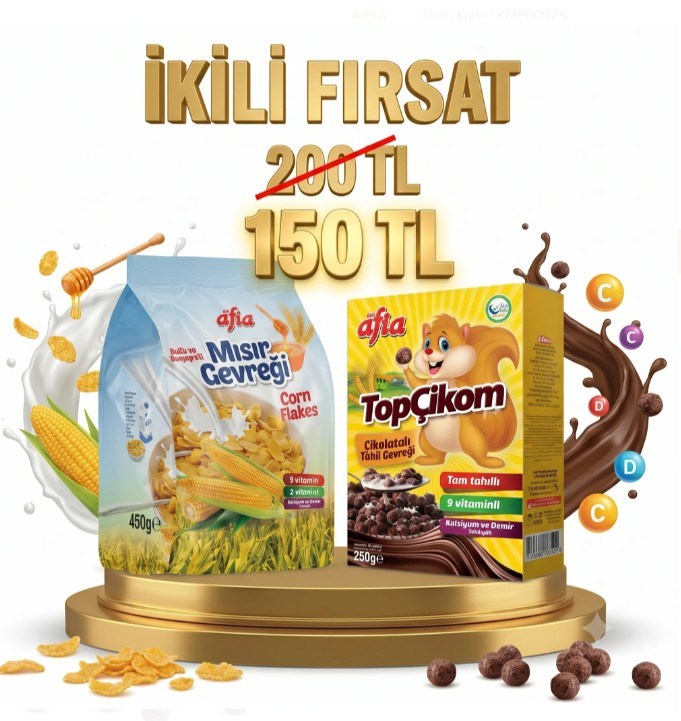 Afia Avantajlı Kahvaltılık Gevrek Paketi 