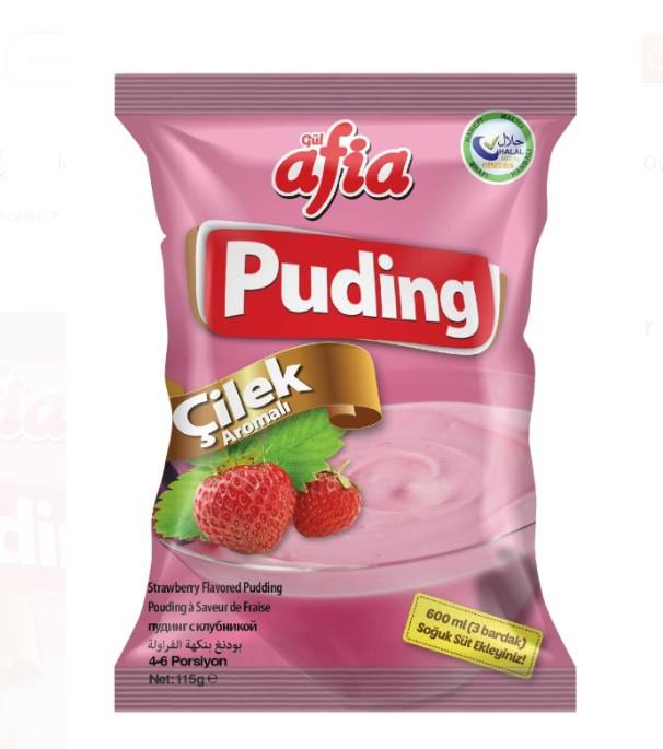 Afia Çilekli Puding 115 Gr