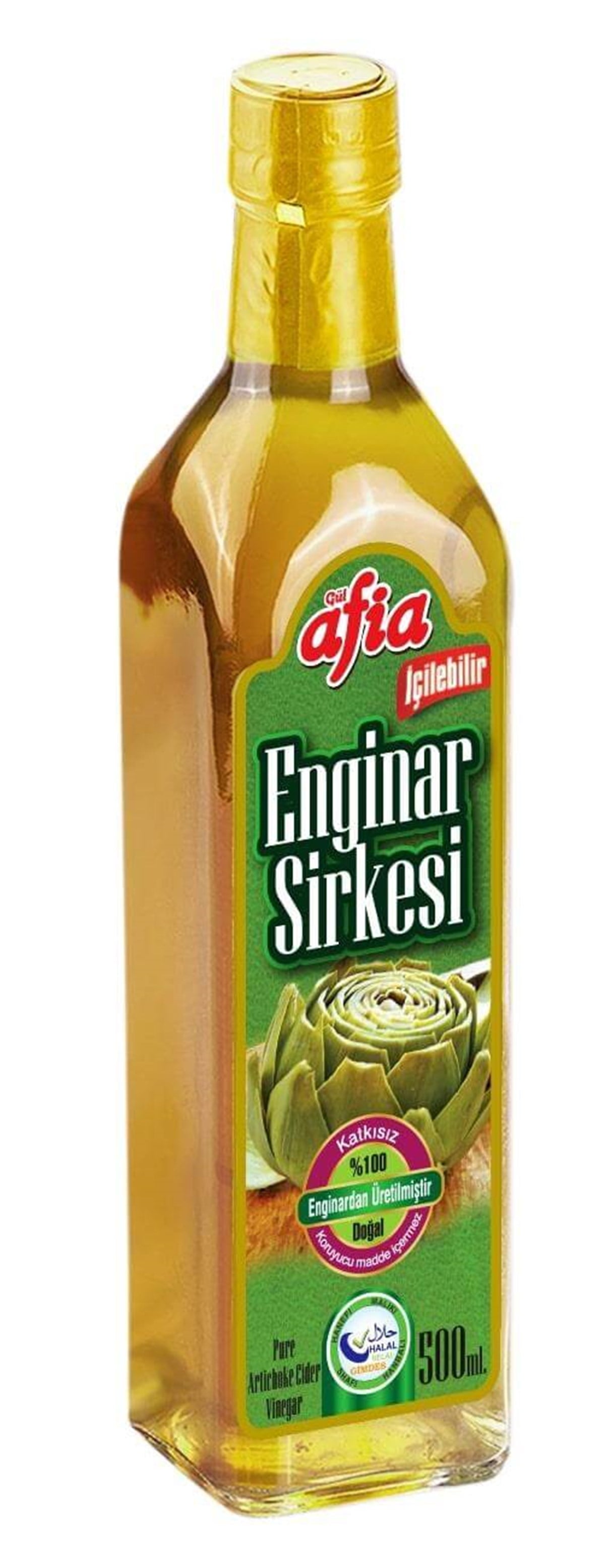 AFİA Doğal Enginar Sirkesi - 500 Ml.