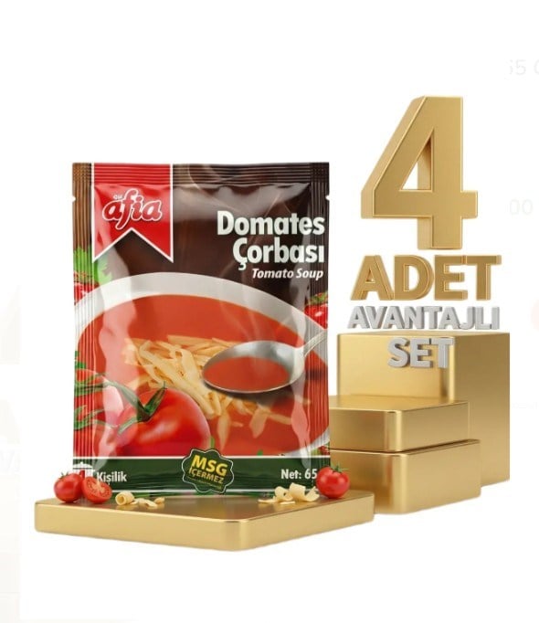 Afia Domates Çorbası 65 Gr 3 Alana 1 Bedava