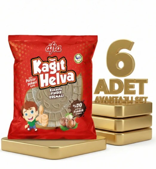 Afia Kakaolu Kağıt Helva 6x45 Gr