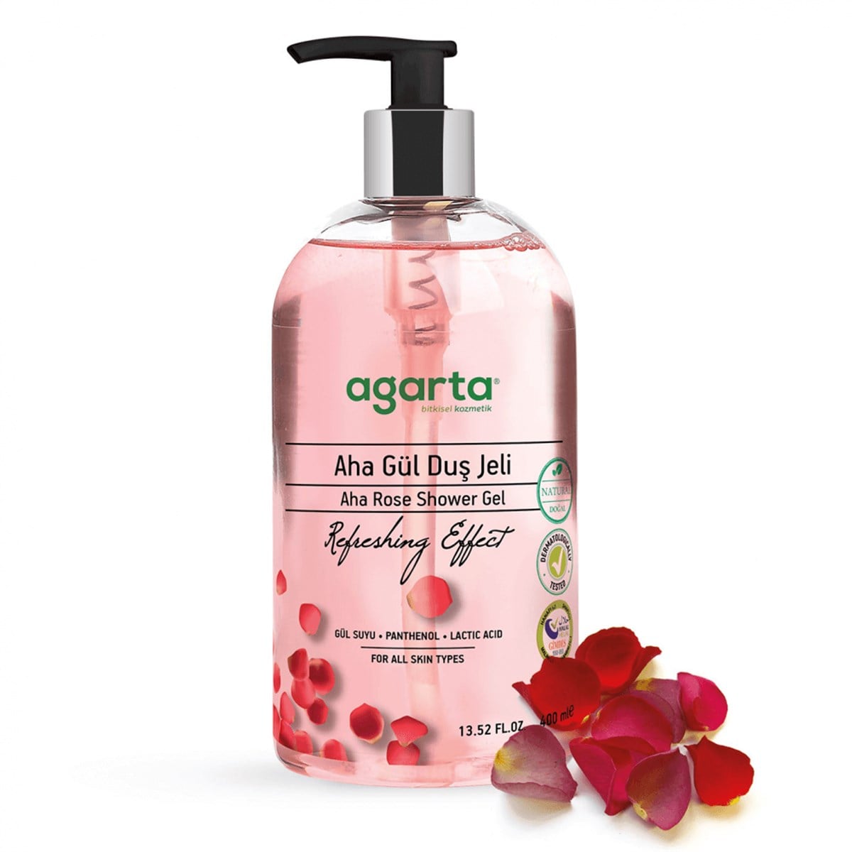 AGARTA Doğal Aha Gül Duş Jeli - 400 Ml