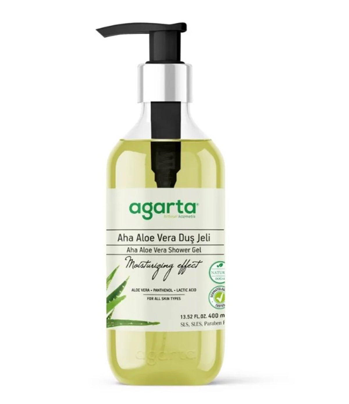 AGARTA Doğal Aloe Vera Duş Jeli - 400 ml