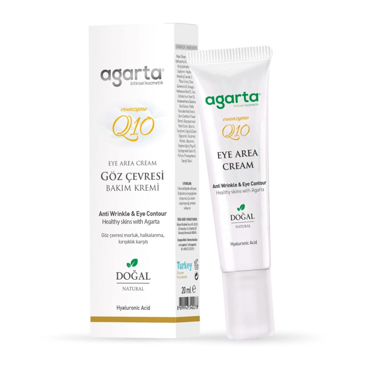 AGARTA Doğal Göz Çevresi Bakım Kremi - 20 ML