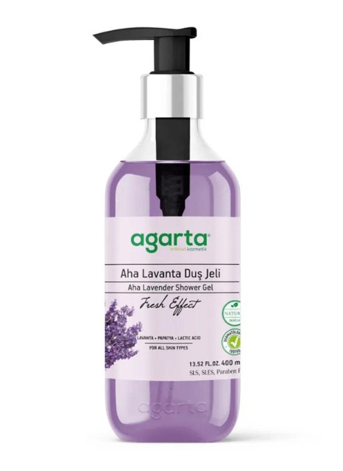 AGARTA Doğal Lavanta Duş Jeli - 400 Ml