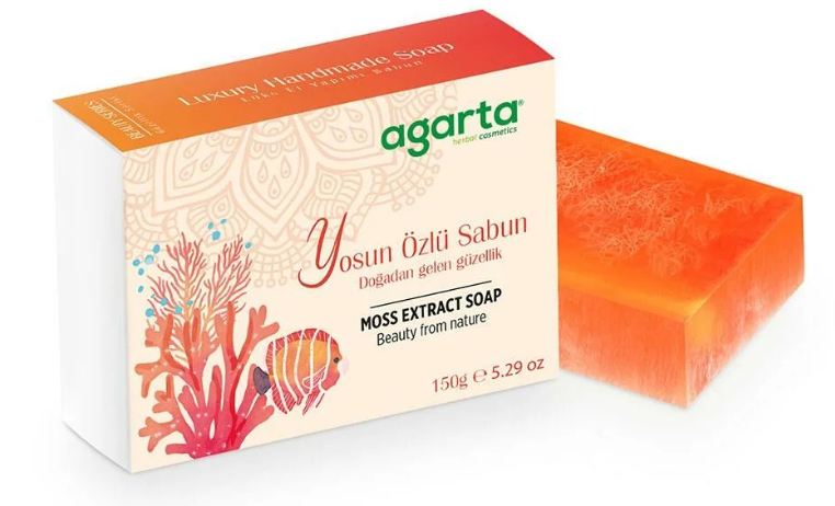 AGARTA Doğal Yosun Özlü Sabun - 150 Gr