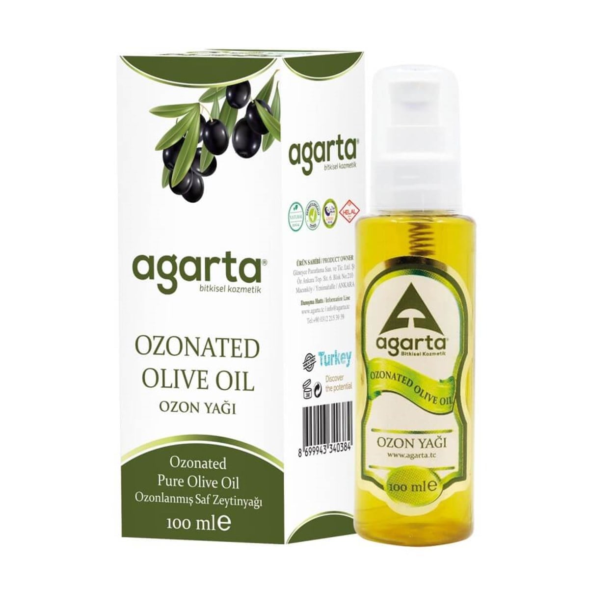AGARTA Ozon Yağı - 100 Ml.