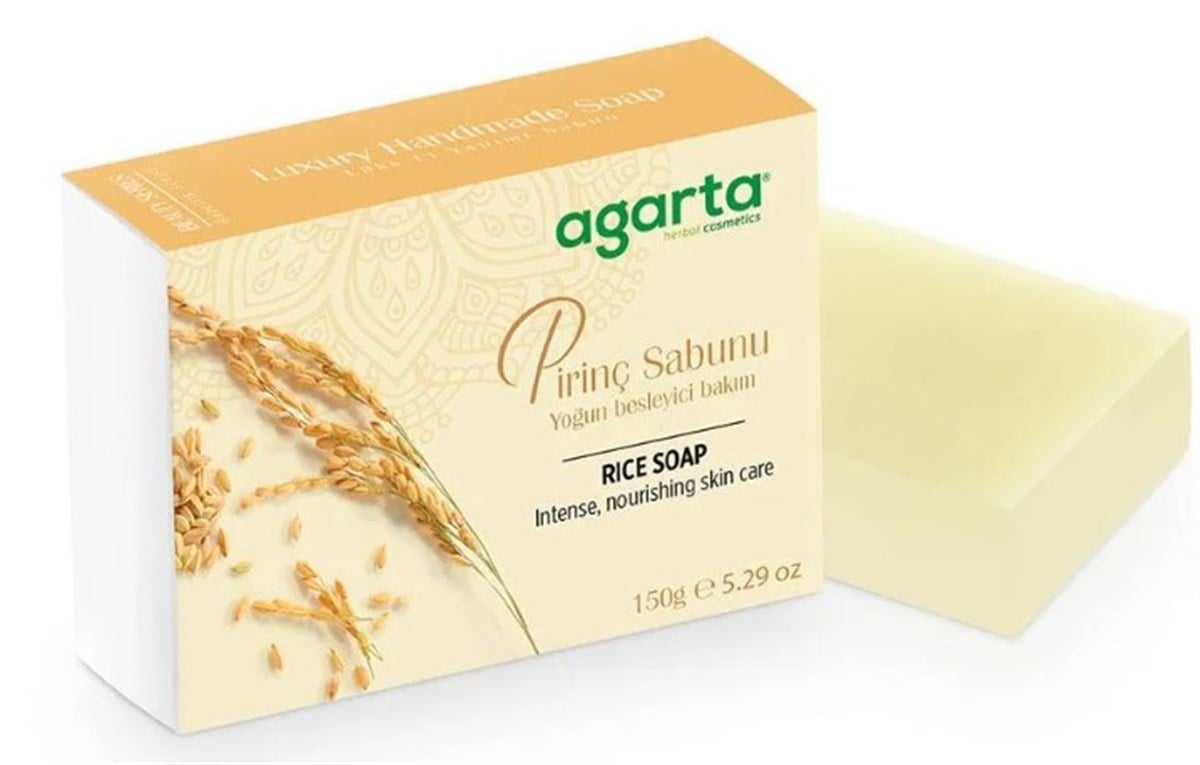 Doğal El Yapımı Cilt Beyazlatıcı Pirinç Sabunu 150gr