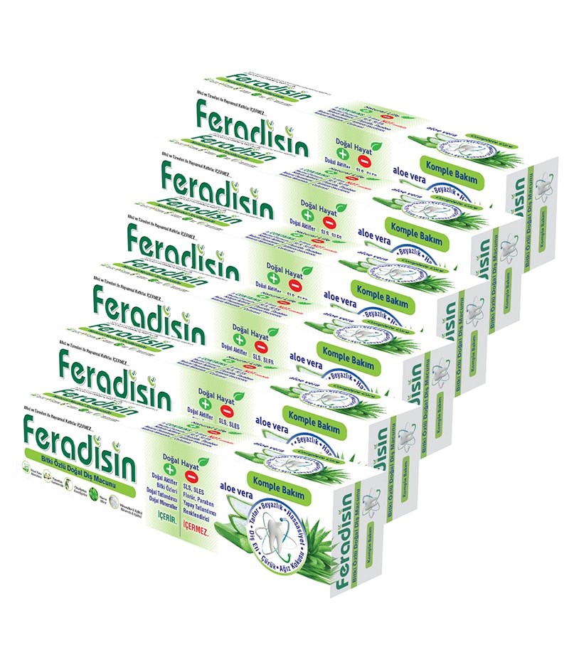Feradisin Aloe Vera Diş Macunu - 5 Adet