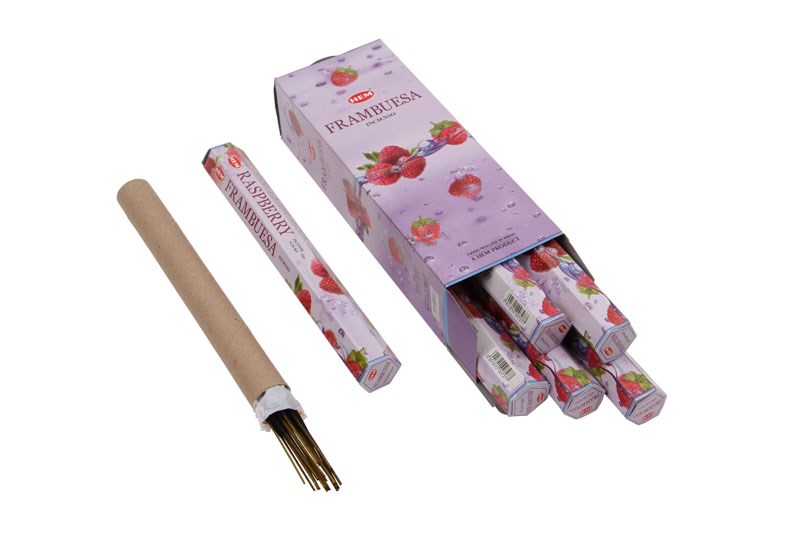 Hem Raspberry (Ahududu) Kokulu 20 Çubuk Tütsü