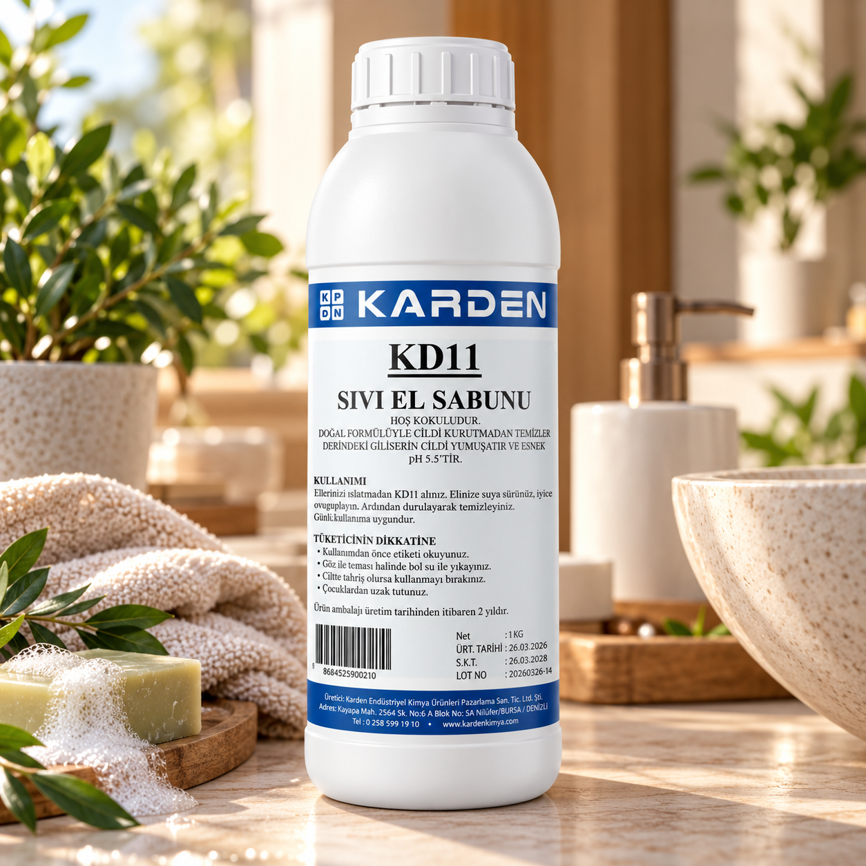 Karden Sıvı El Sabunu 1 Lt