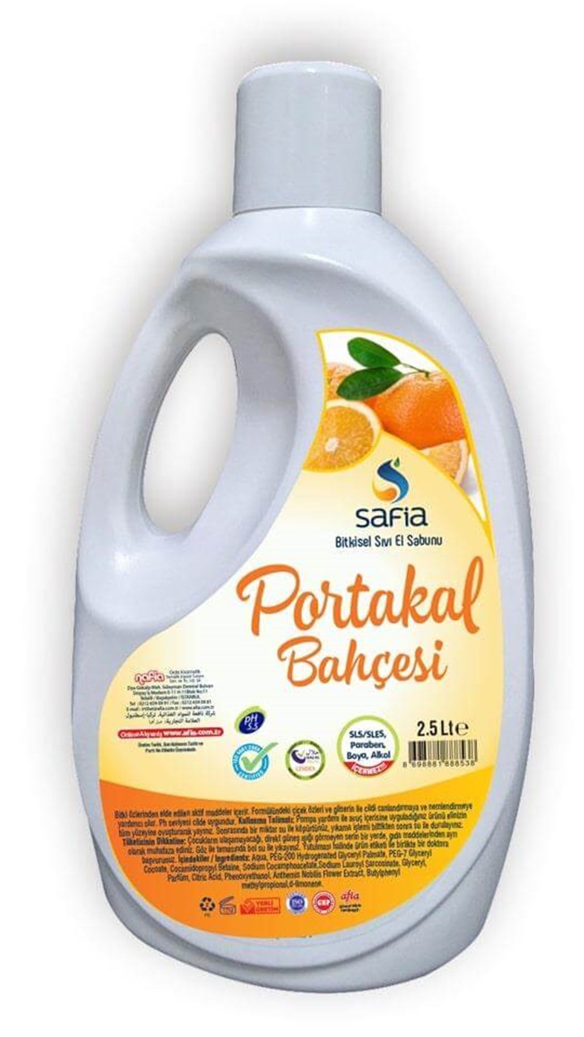 SAFİA Bitkisel Sıvı El Sabunu 