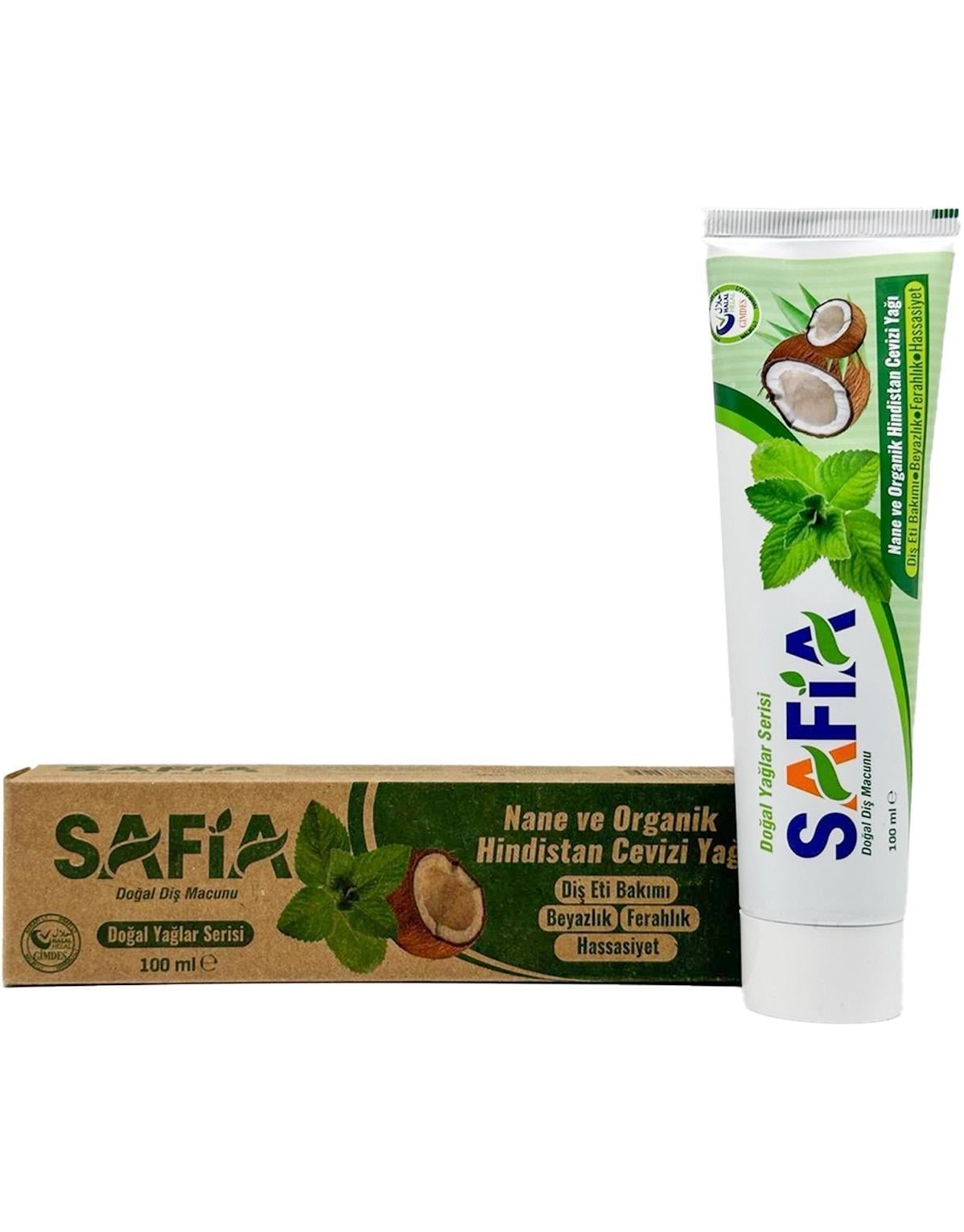 Safia Karanfil ve Hindistan Cevizli Organik Diş Macunu 100 Ml