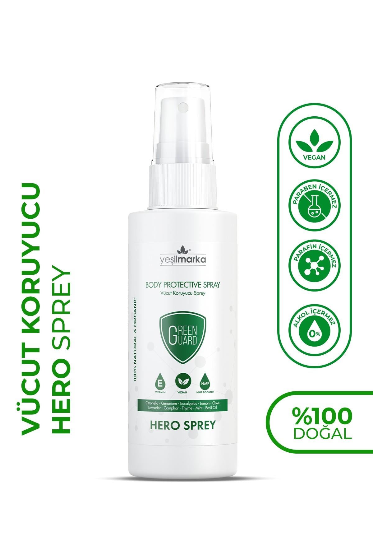 Yeşilmarka Sivrisinek Kovucu Hero Spray 100ml