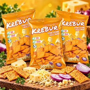  Krebur Peynir Soğanlı Kraker 100gr* 3lü Set
