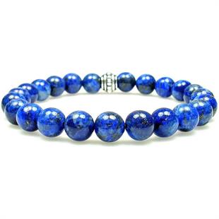 8 MM Doğal Lapis Taşı Bileklik -131