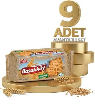 Afia Başakköy Tam Buğdaylı Bisküvi 9x110 Gr