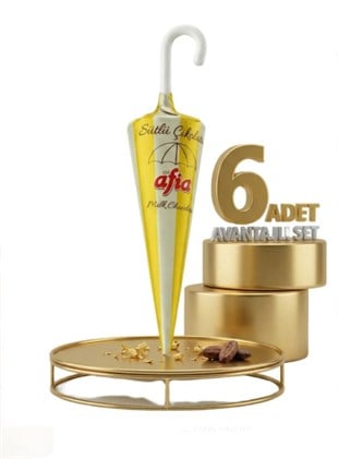 Afia Şemsiye Çikolata 6x25 Gr