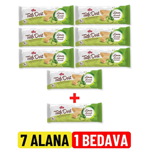 Afia Tatlı Dost Limon Kremalı Gofret 140GR 7 Alana 1 Bedava