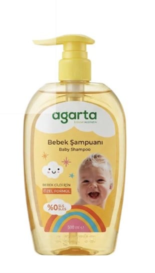 Agarta Bebek Saç ve Vücut Şampuanı 500 Ml