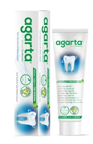 Agarta Doğal Bitki Özlü Florürsüz Diş Macunu 100 Ml/130 Gr