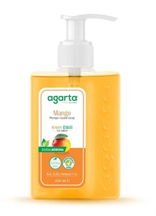 Agarta Doğal Mango Sıvı Sabun 400ml
