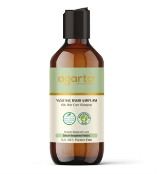 AGARTA Doğal  Yağlı Saç Bakım Şampuanı - 400 ml  