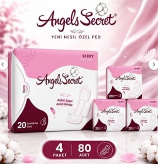 Angels secret Günlük Ultra İnce pamuksu Anyonlu Hijyenik Ped