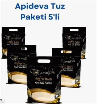 Apideva Çankırı Kaya Tuzu 1kg*5li Set