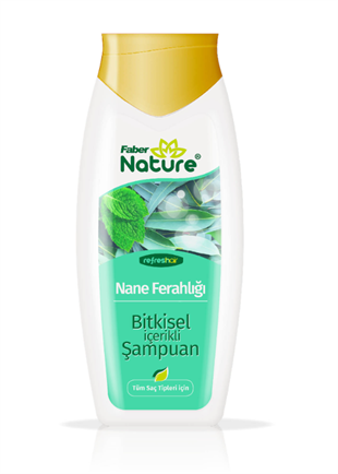 Faber Naturex Refresh Hair Nane Ferahlığı Saç Şampuanı (400 m Şişe)