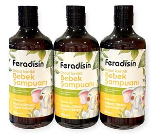 Feradisin Bitki Özlü Bebek Şampuan 500ml * 3Lü Set