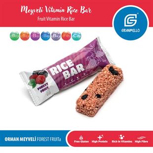 Granmillo Orman Meyveli Rice Bar 23 Gr