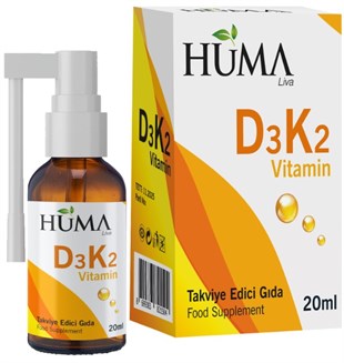 Huma D3 K2 Vitamin 20ml
