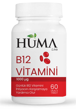 Huma Liva B12 Vitamini 60 Tablet