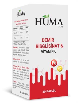 Huma Liva Demir Bisglisinat & Vitamin C