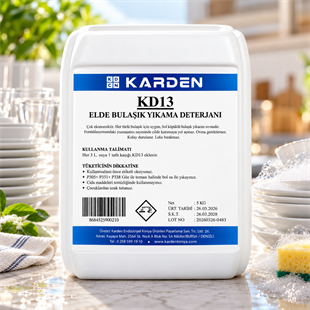 Karden Elde Bulaşık Deterjanı 5 Lt