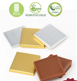 Milat Altın/Gümüş Sargılı Sütlü Madlen Çikolata 250gr