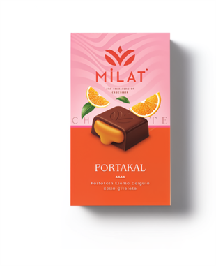 Milat Portakal Dolgulu Sütlü Çikolata 60 g