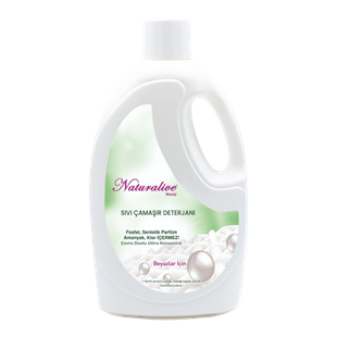 Naturalive Beyazlar İçin Çamaşır Makinesi Deterjanı 2.5lt