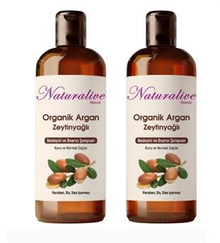 Naturalive Kuru ve Normal Saçlar için Şampuan 500ml*(2 Adet)