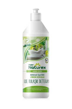 Faber Naturex Bitkisel Limonlu Elde Bulaşık Temizleyicisi 1Lt