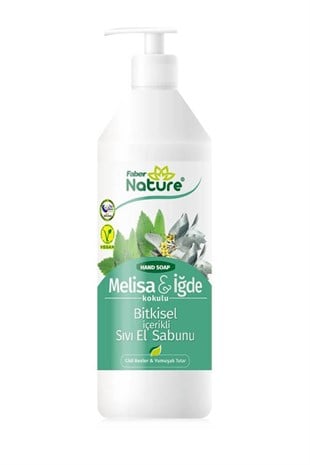 Naturex Bitkisel Sıvı Sabun 1Lt (Melisa /İğde Kokulu)
