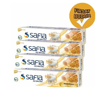 Safia Misvak Diş Macunu 100ml 4,lü Set