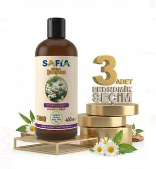 Safia Tüm Saçlar İçin Şampuan 3x400 Ml
