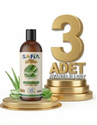 Safia Yağlı Saçlar İçin Şampuan 3x400 Ml