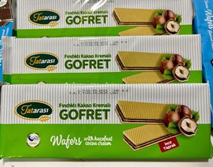 Tatarası Fındıklı Kakao Kremalı Gofret 140gr 3lü Set