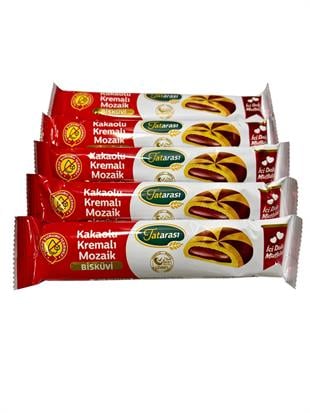 TATARASI KAKAO KREMALI MOZAİK BİSKÜVİ 40 GR*5li Set