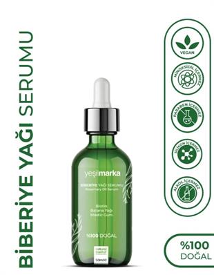 Yeşilmarka Biberiye Yağı - Saç, Sakal ve Kaş Serumu 50 ml